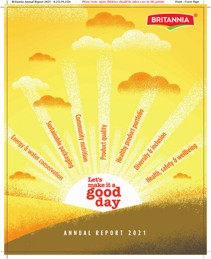 Thumbnail Britannia Industries
 Annual Report 2021