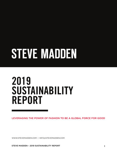 Vorschaubild Steve Madden
 Nachhaltigkeitsbericht 2019