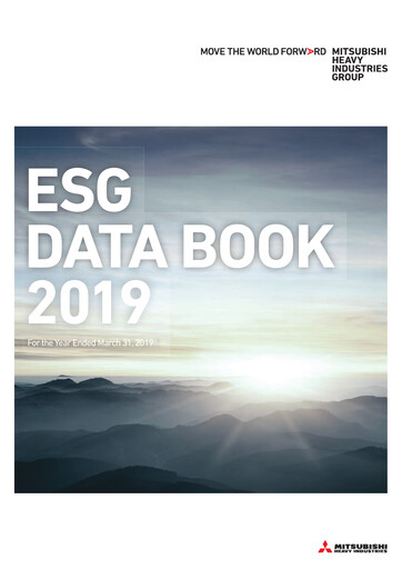 Thumbnail Mitsubishi Heavy Industries ESG Report 2019