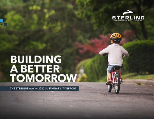 Thumbnail Sterling Infrastructure Sustainability Report 2022