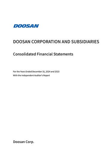Thumbnail Doosan Financial Statement 2024