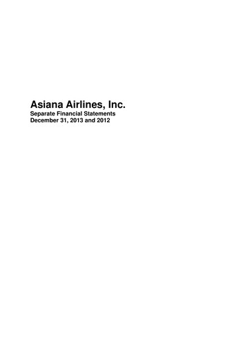 Thumbnail Asiana Airlines
 Financial Statement 2012-2013