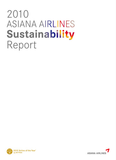 Thumbnail Asiana Airlines
 Sustainability Report 2010