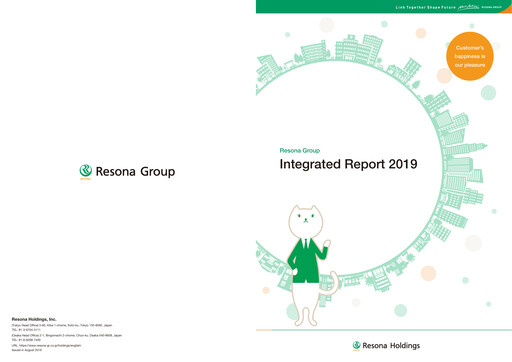 Thumbnail Resona Holdings
 Annual Report 2019