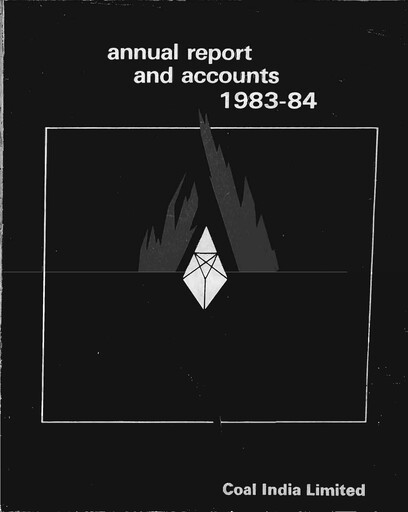 Thumbnail Coal India Annual Report 1983-1984