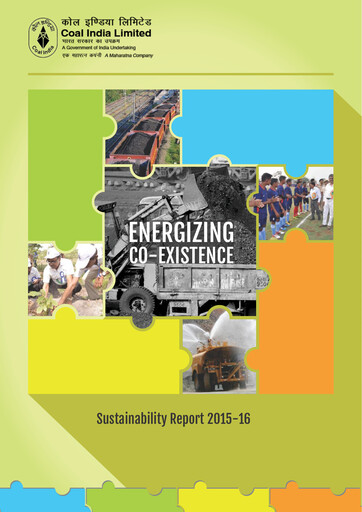 Miniature Coal India Rapport de durabilité 2015-2016