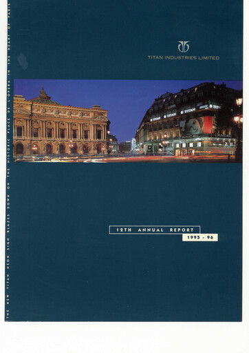 Thumbnail Titan Company Annual Report 1995-1996