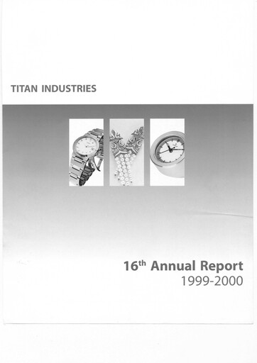 Thumbnail Titan Company Annual Report 1999-2000