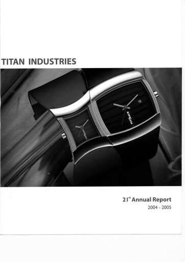 Thumbnail Titan Company Annual Report 2004-2005