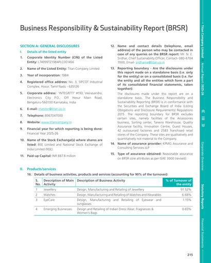Thumbnail Titan Company ESG Report 2025-2026