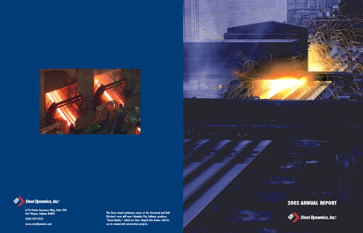 Vorschaubild Steel Dynamics
 Jahresbericht 2002