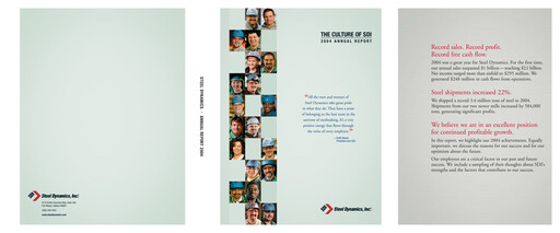 Vorschaubild Steel Dynamics
 Jahresbericht 2004