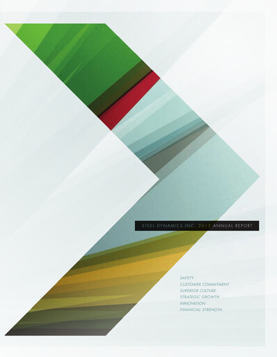 Vorschaubild Steel Dynamics
 Jahresbericht 2013