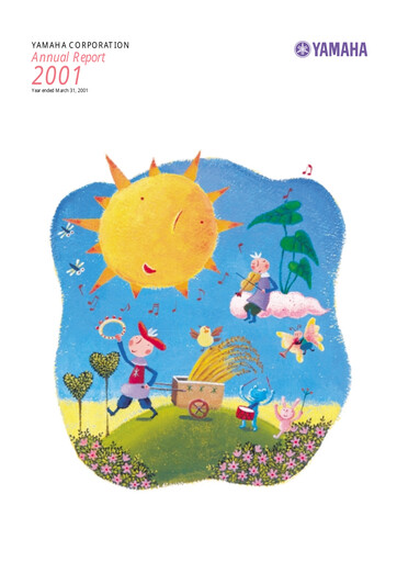 Thumbnail Yamaha Annual Report 2001