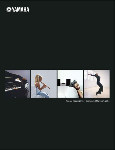 Thumbnail Yamaha Annual Report 2006