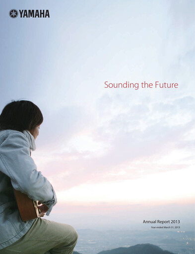 Thumbnail Yamaha Annual Report 2013