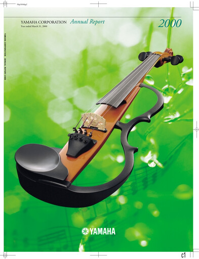 Thumbnail Yamaha Annual Report fy2000