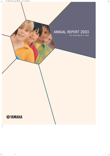 Thumbnail Yamaha Annual Report fy2003