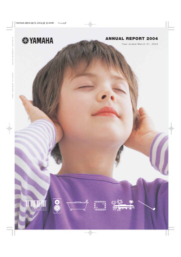 Thumbnail Yamaha Annual Report fy2004