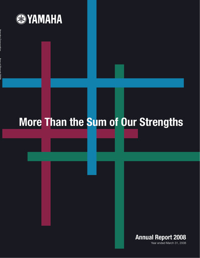 Thumbnail Yamaha Annual Report fy2008