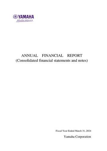 Thumbnail Yamaha Financial Statement fy2024