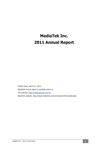 Thumbnail MediaTek Annual Report 2011