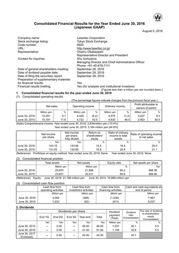 Thumbnail Lasertec Financial Statement fy2016