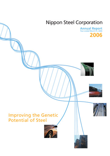 Thumbnail Nippon Steel
 Annual Report 2006