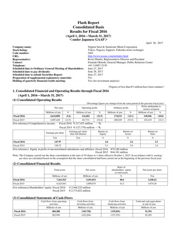 Thumbnail Nippon Steel
 Financial Statement 2016