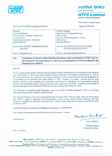 Thumbnail NTPC Limited
 Financial Statement 2018-2019