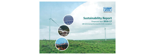 Thumbnail NTPC Limited
 Sustainability Report 2016-2017
