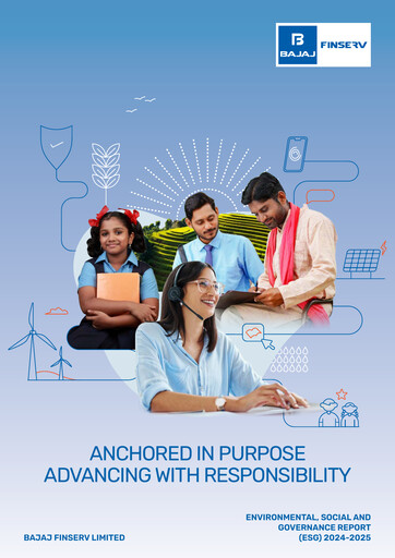 Thumbnail Bajaj Finserv ESG Report 2024-2025