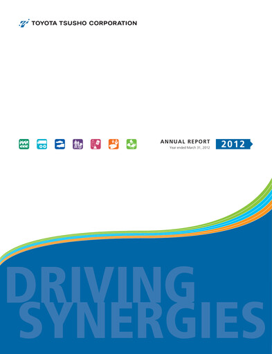 Thumbnail Toyota Tsusho
 Annual Report 2012