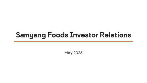 Thumbnail Samyang Foods Quarterly Report 2026-q1