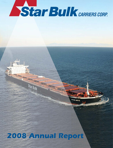 Thumbnail Star Bulk Carriers Annual Report 2008