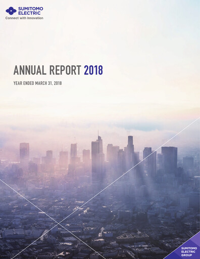 Miniature Sumitomo Denki Kōgyō
 Rapport annuel fy2018