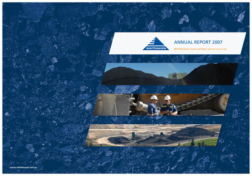 Thumbnail Whitehaven Coal Annual Report 2007
