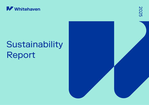 Thumbnail Whitehaven Coal Sustainability Report 2025