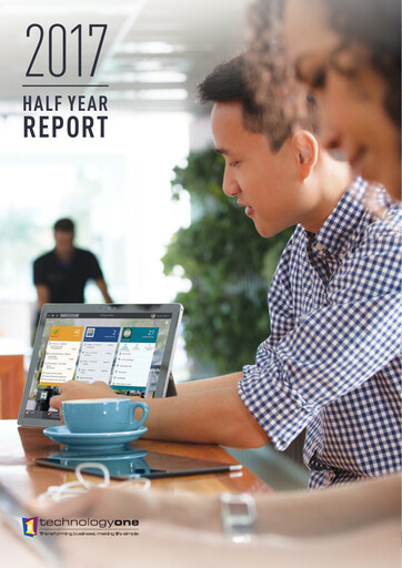 Thumbnail Technology One Annual Report 2017