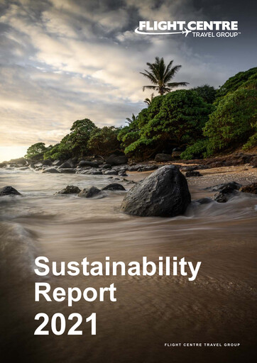 Vorschaubild Flight Centre Travel Group Limited Nachhaltigkeitsbericht 2021