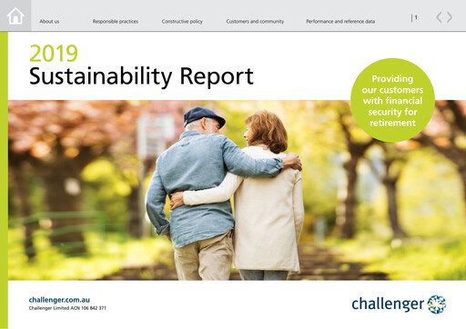 Thumbnail Challenger Limited Sustainability Report 2019