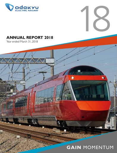 Thumbnail Odakyu Electric Railway Annual Report fy2018