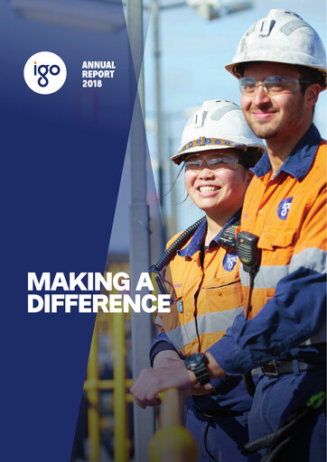 Thumbnail IGO Limited Annual Report 2018