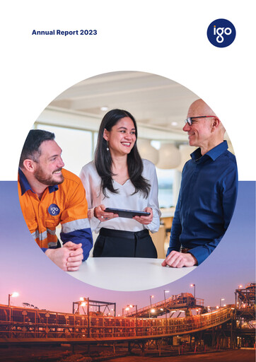 Thumbnail IGO Limited Annual Report 2023