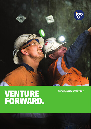 Vorschaubild IGO Limited Nachhaltigkeitsbericht 2017