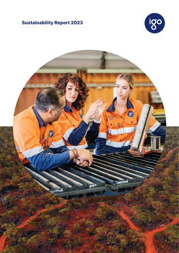 Vorschaubild IGO Limited Nachhaltigkeitsbericht 2023