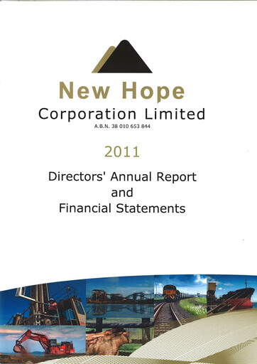Thumbnail New Hope Corporation Annual Report 2011