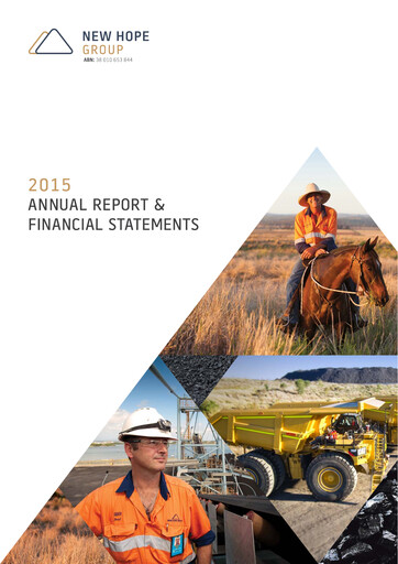 Thumbnail New Hope Corporation Annual Report 2015