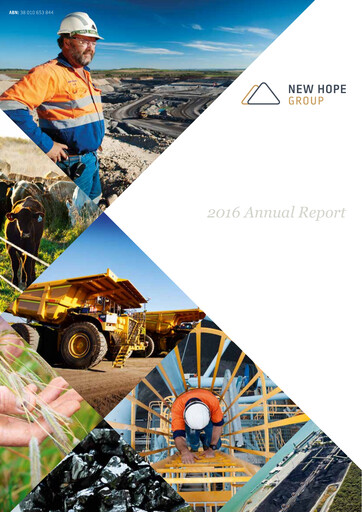 Thumbnail New Hope Corporation Annual Report 2016