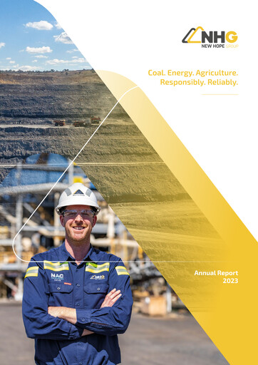Thumbnail New Hope Corporation Annual Report 2023